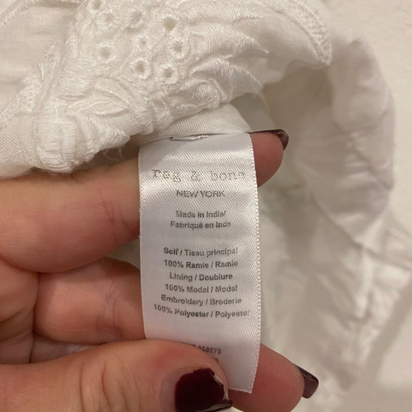 NWT rag & bone Emma Embroidered Shorts Size Small - Picture 4 of 5